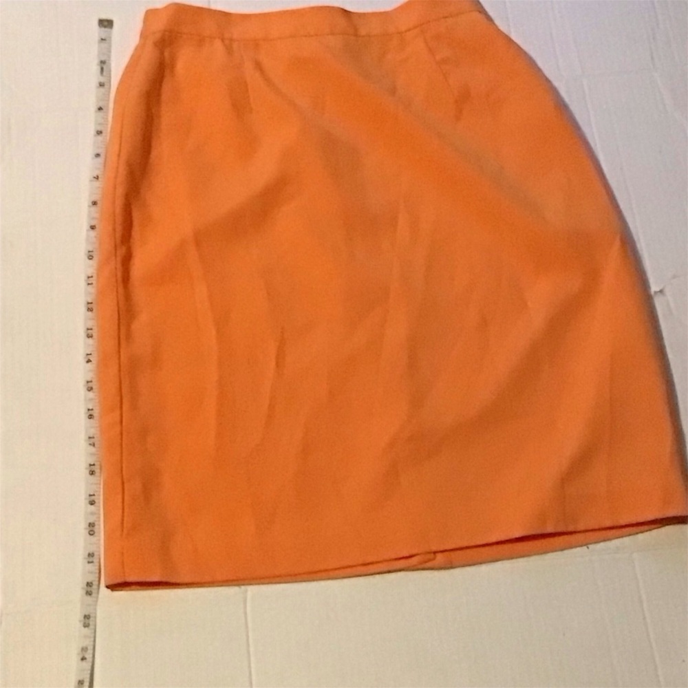Tower Hill Elegant Orange Women's Jacket & Skirt Set Size 6 - Picture 4 of 4